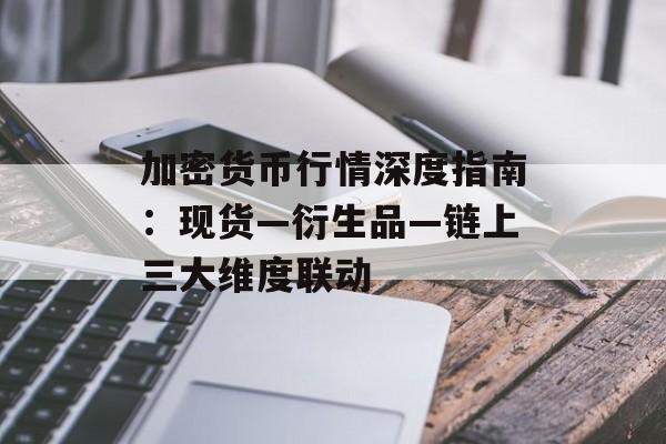 加密货币行情深度指南：现货—衍生品—链上三大维度联动